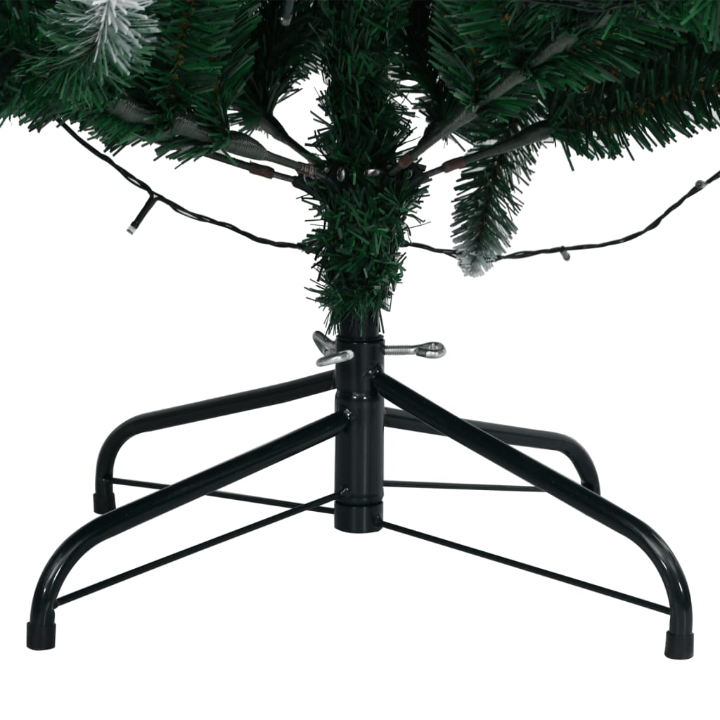 kunstigt juletræ med 300 LED-lys 240 cm