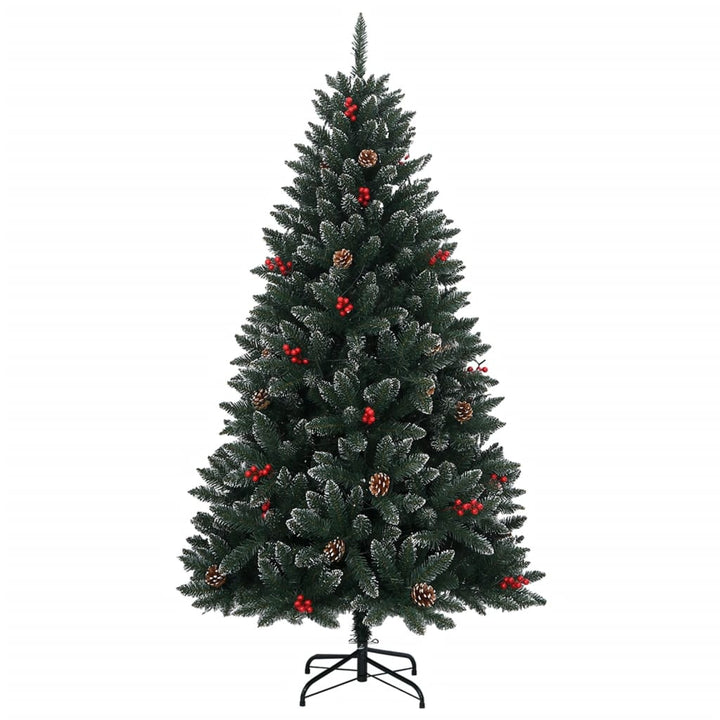 kunstigt juletræ med 300 LED-lys 180 cm