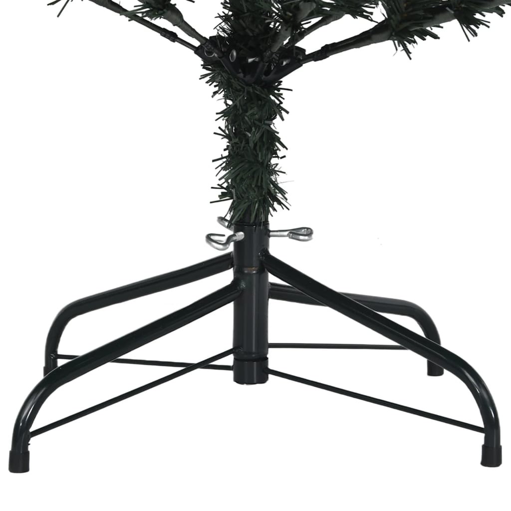 kunstigt juletræ med 300 LED-lys 210 cm