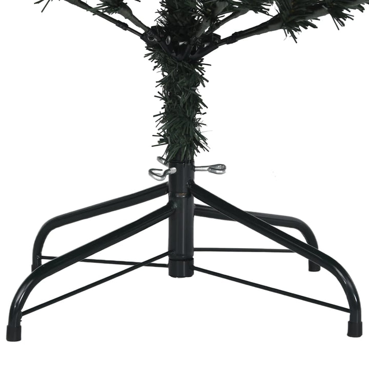 kunstigt juletræ med 300 LED-lys 210 cm