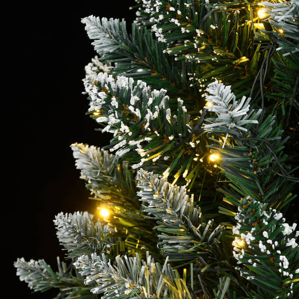 kunstigt juletræ med 300 LED-lys 180 cm