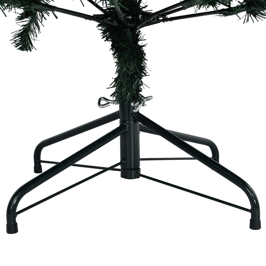 kunstigt juletræ med 300 LED-lys 240 cm