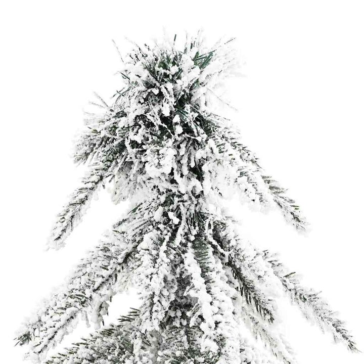 Kunstigt juletræ Hvid 86 x 86 x 210 cm Plastik og metal