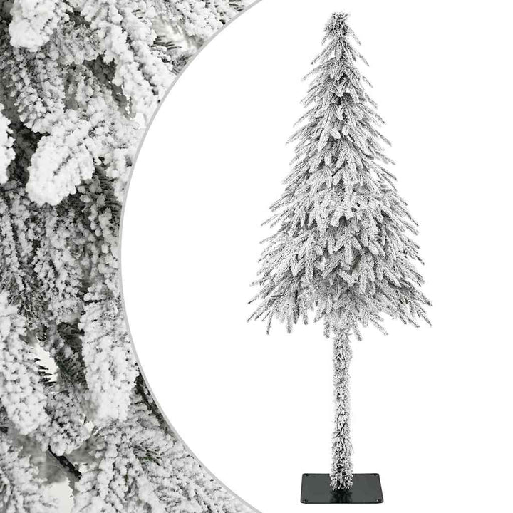 Kunstigt juletræ Hvid 86 x 86 x 210 cm Plastik og metal