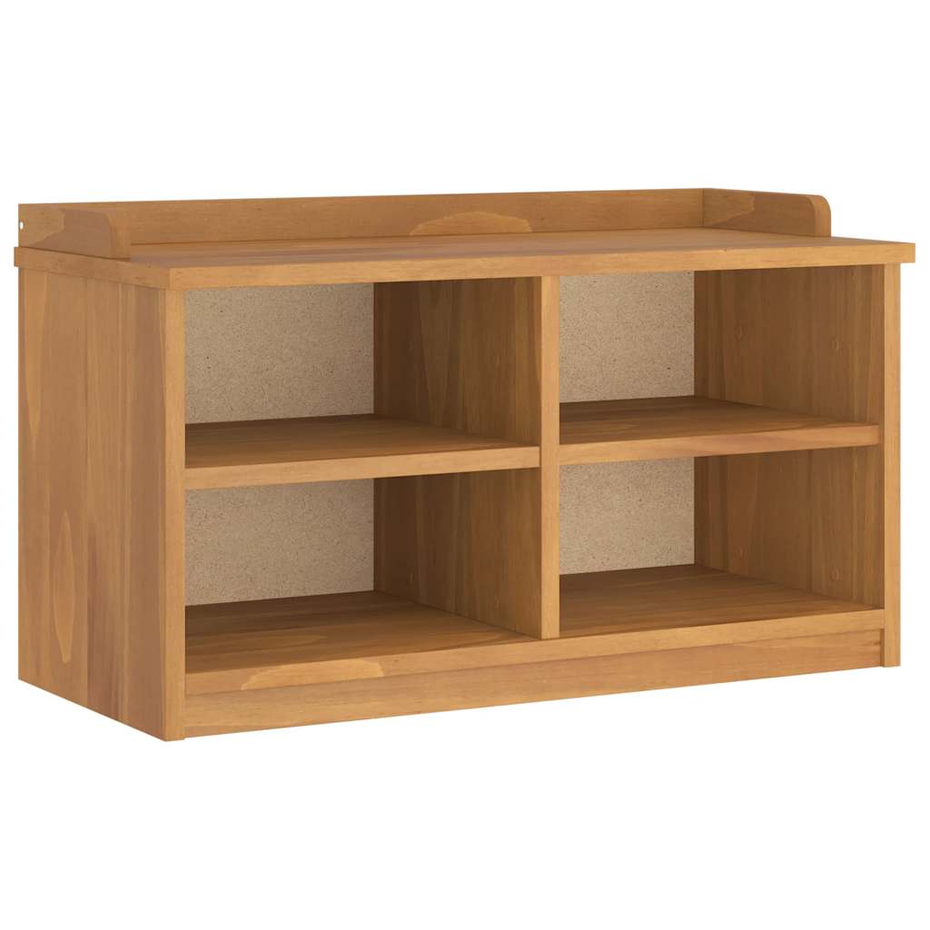 entrébænk SANDNES 87x40x50 cm massivt fyrretræ