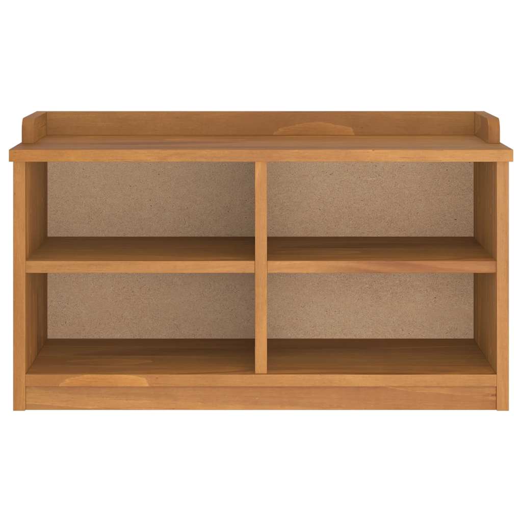 entrébænk SANDNES 87x40x50 cm massivt fyrretræ