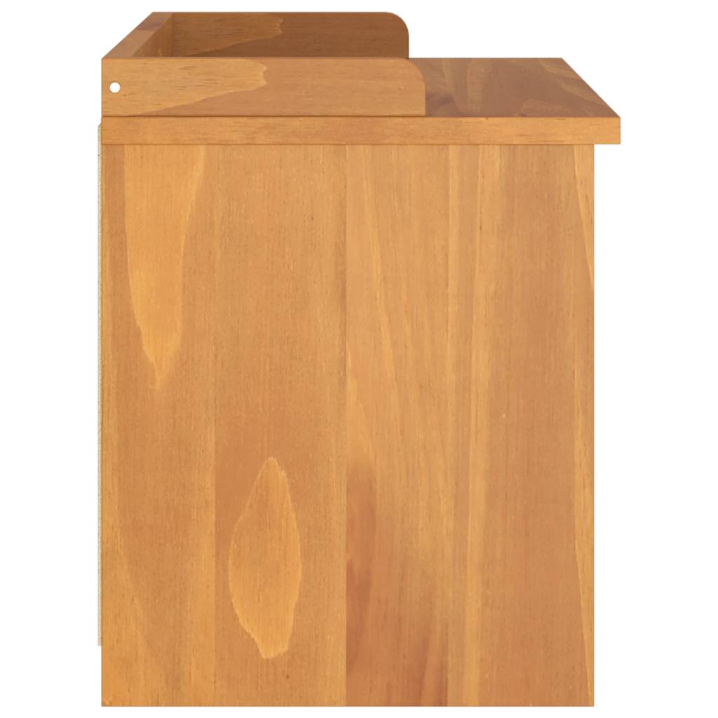 entrébænk SANDNES 87x40x50 cm massivt fyrretræ