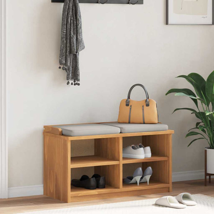 entrébænk SANDNES 87x40x50 cm massivt fyrretræ
