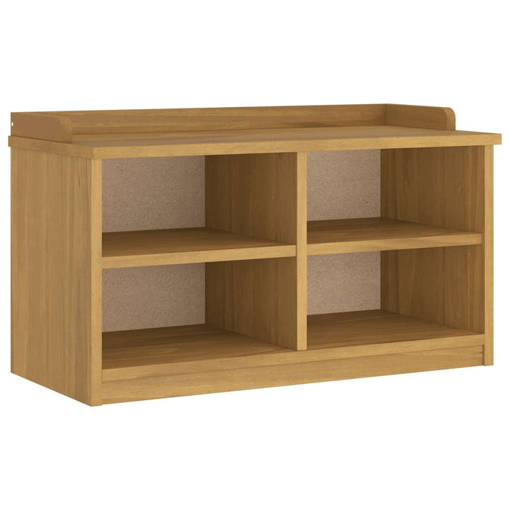 entrébænk SANDNES 87x40x50 cm massivt fyrretræ