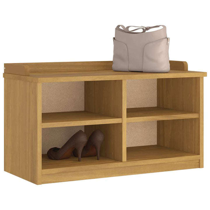 entrébænk SANDNES 87x40x50 cm massivt fyrretræ