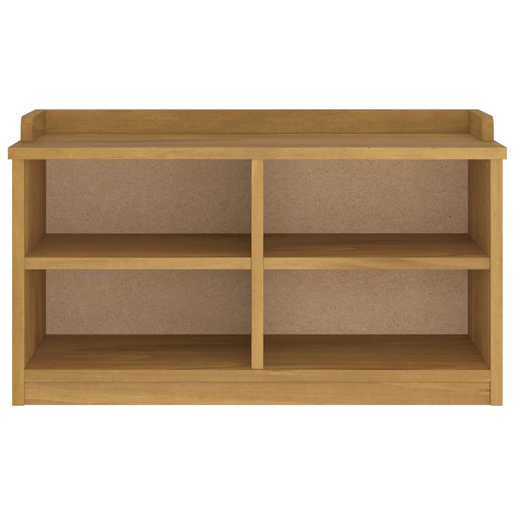 entrébænk SANDNES 87x40x50 cm massivt fyrretræ