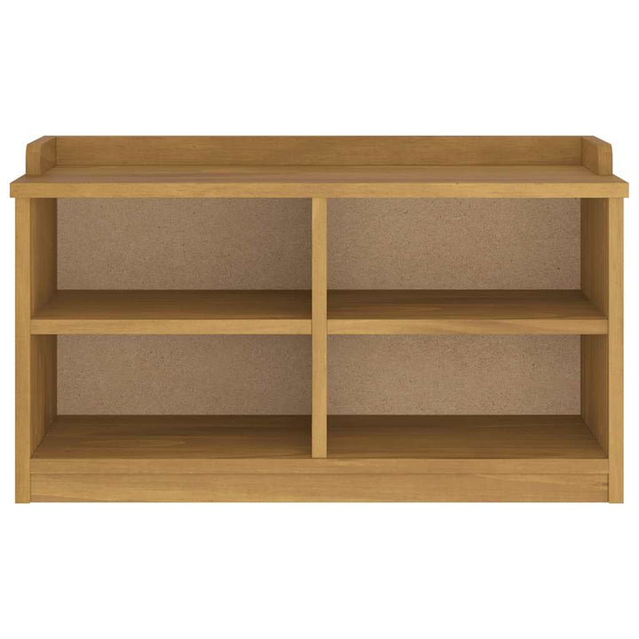 entrébænk SANDNES 87x40x50 cm massivt fyrretræ