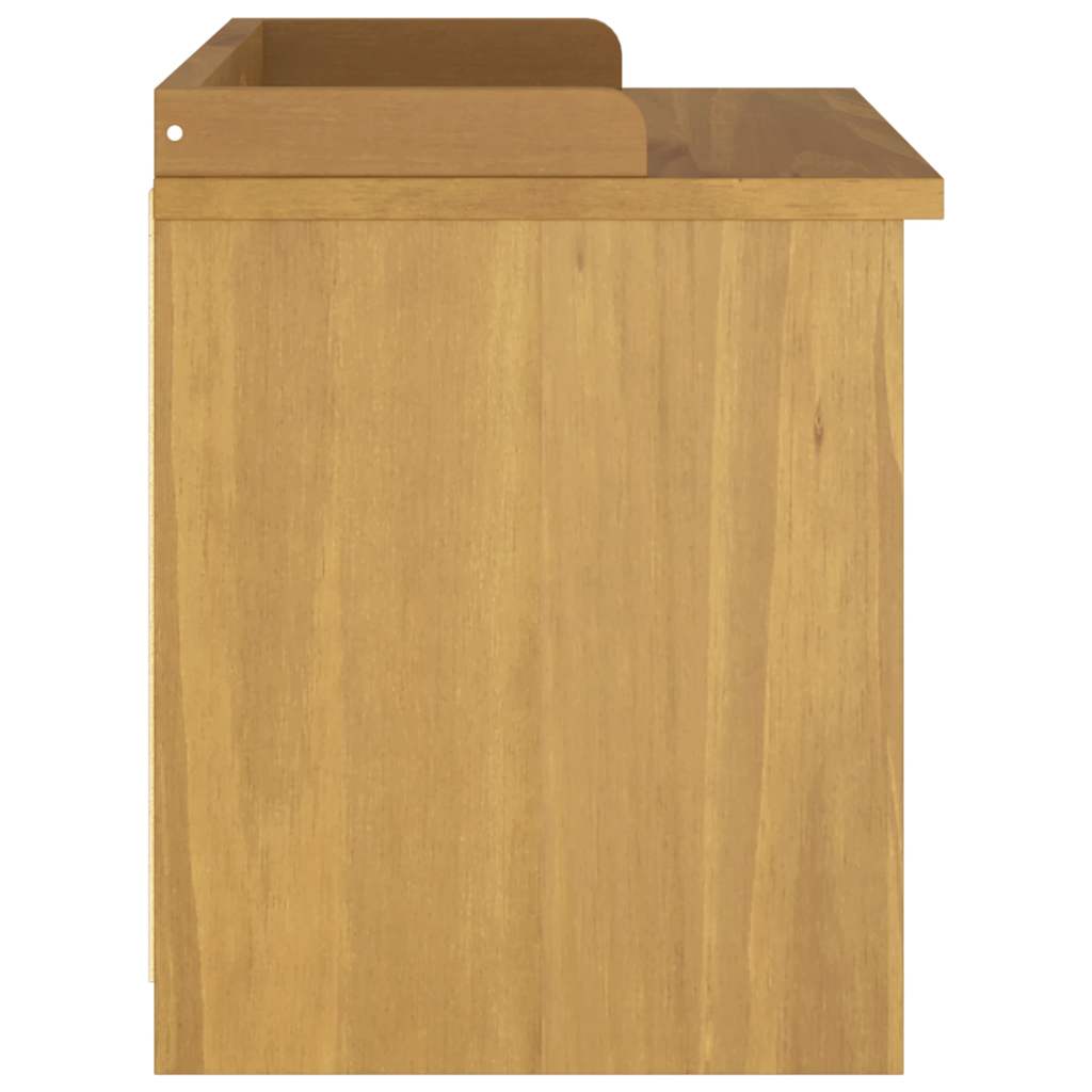 entrébænk SANDNES 87x40x50 cm massivt fyrretræ