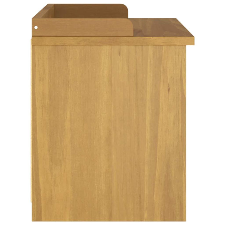 entrébænk SANDNES 87x40x50 cm massivt fyrretræ