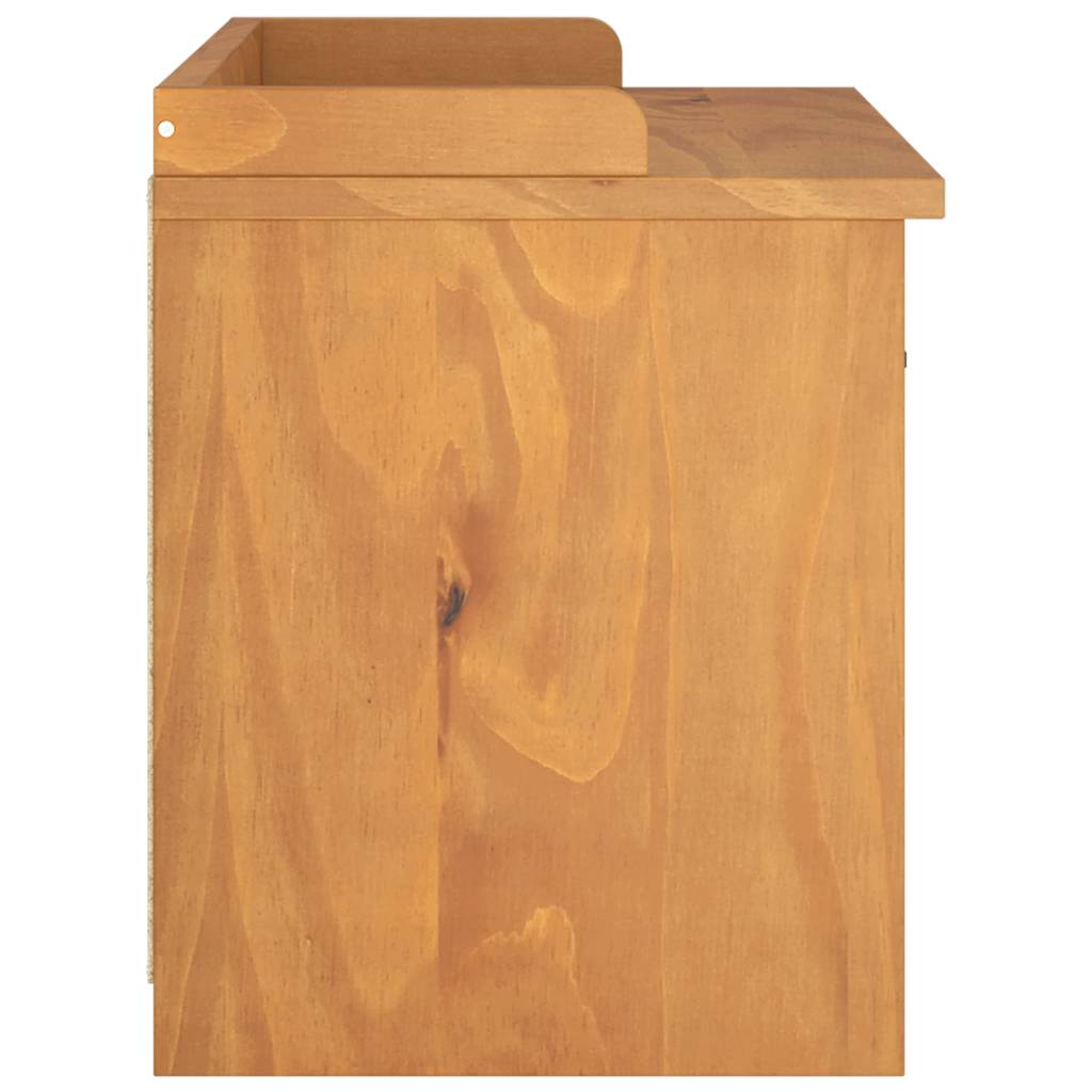 entrébænk SANDNES 87x40x50 cm massivt fyrretræ