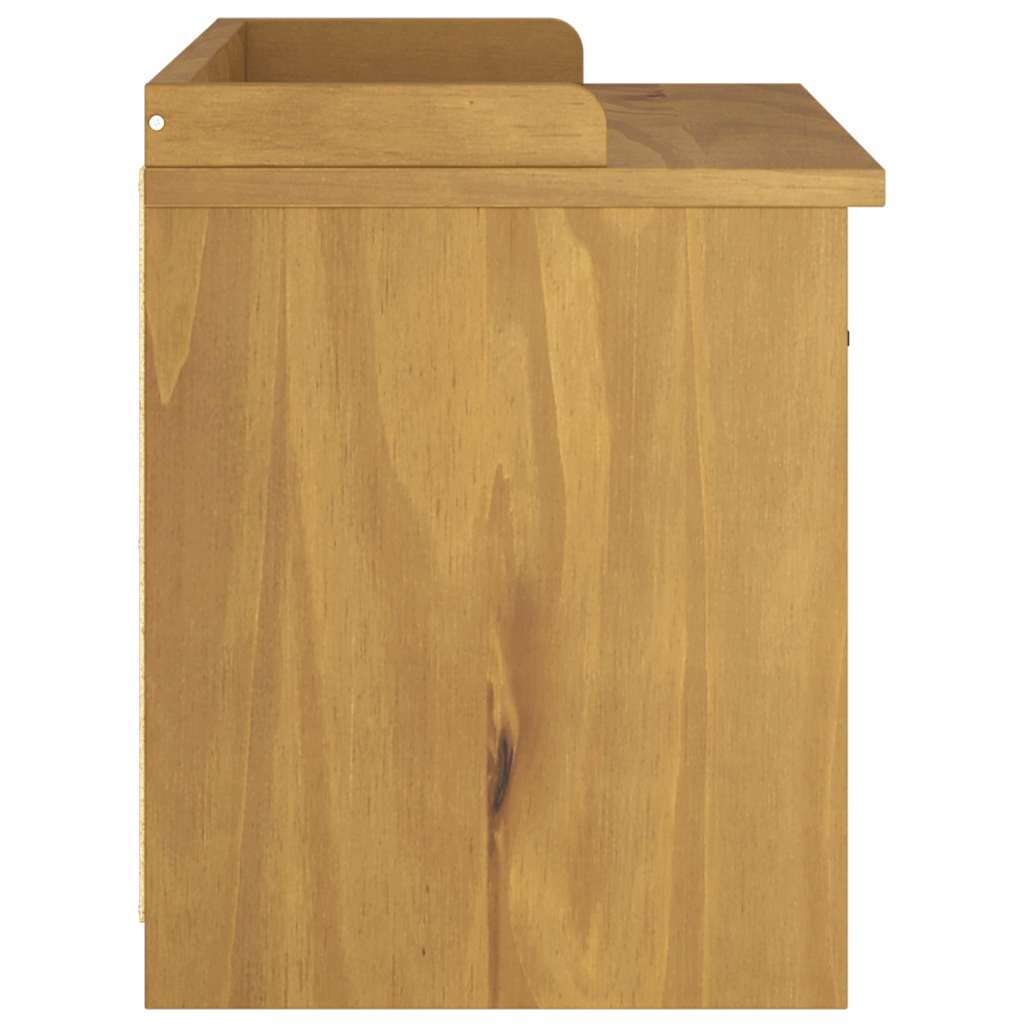 entrébænk SANDNES 87x40x50 cm massivt fyrretræ