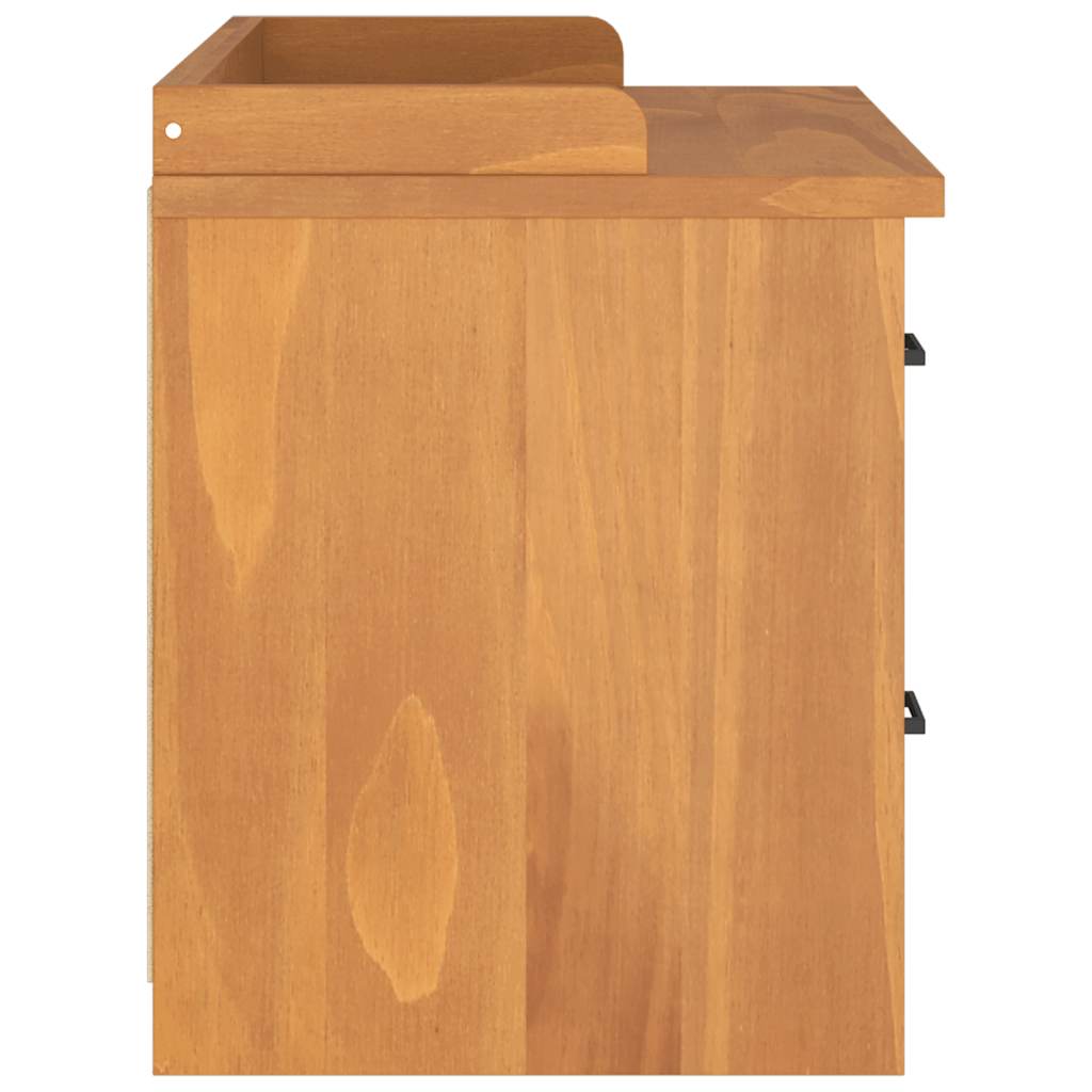 entrébænk SANDNES 87x40x50 cm massivt fyrretræ