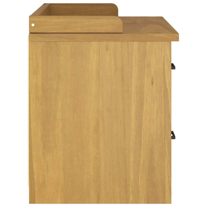 entrébænk SANDNES 87x40x50 cm massivt fyrretræ