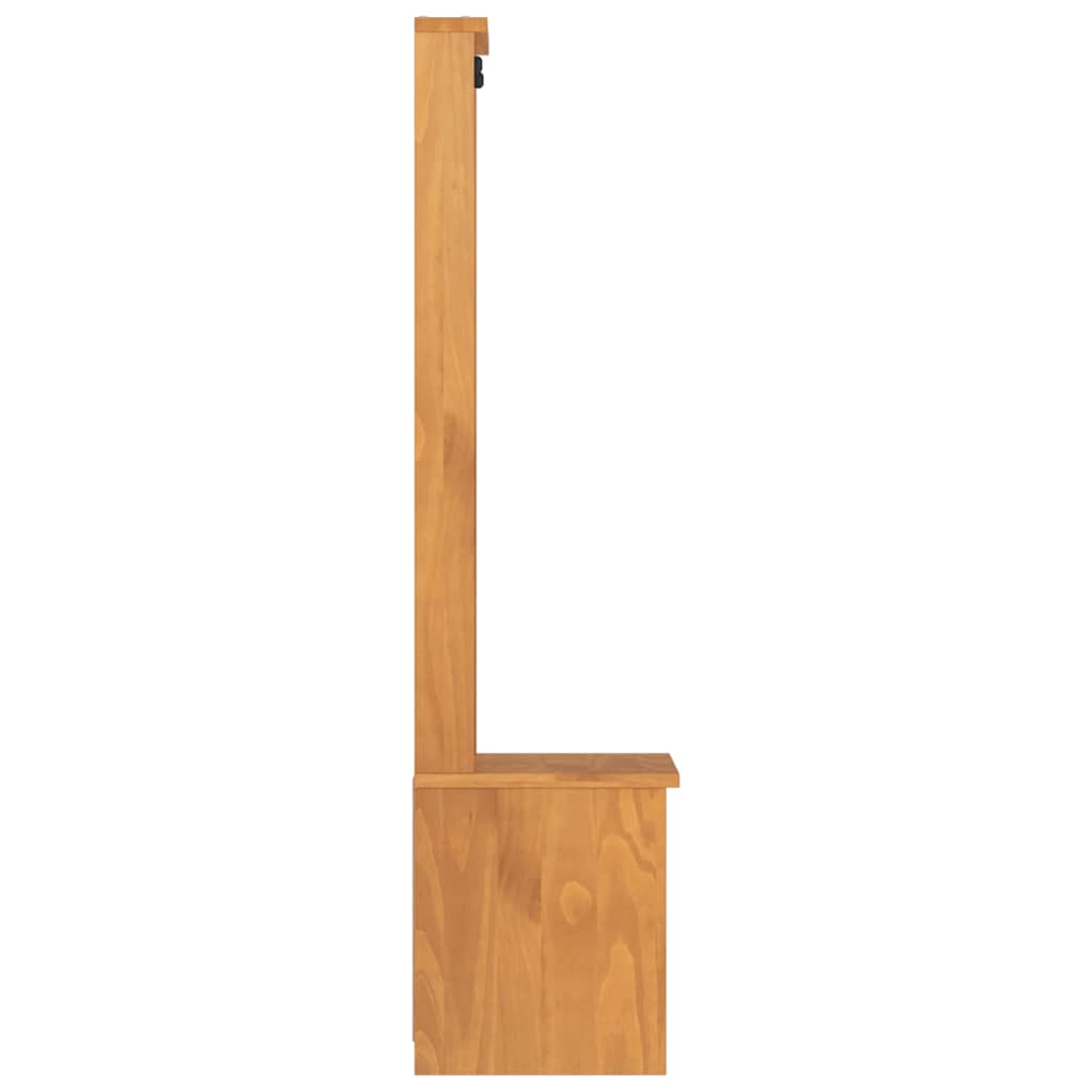 Hall træ SANDNES 45x40x159,5 cm massivt fyrretræ