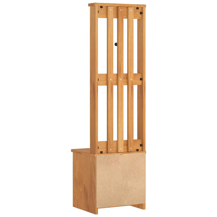 Hall træ SANDNES 45x40x159,5 cm massivt fyrretræ
