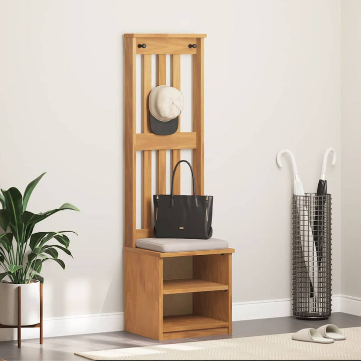 Hall træ SANDNES 45x40x159,5 cm massivt fyrretræ