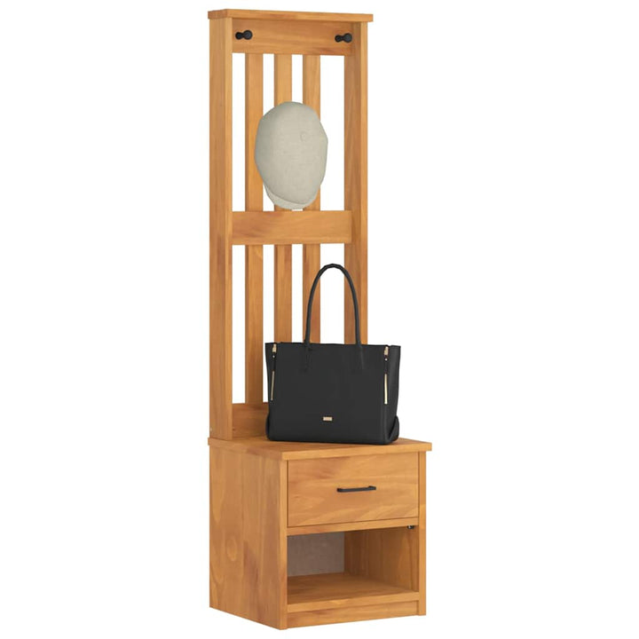 Hall træ SANDNES 45x40x159,5 cm massivt fyrretræ
