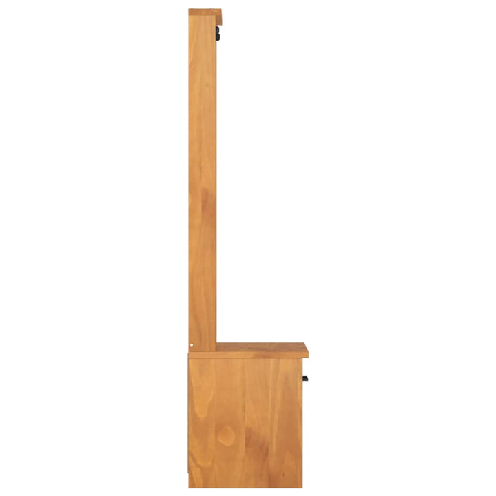 Hall træ SANDNES 45x40x159,5 cm massivt fyrretræ