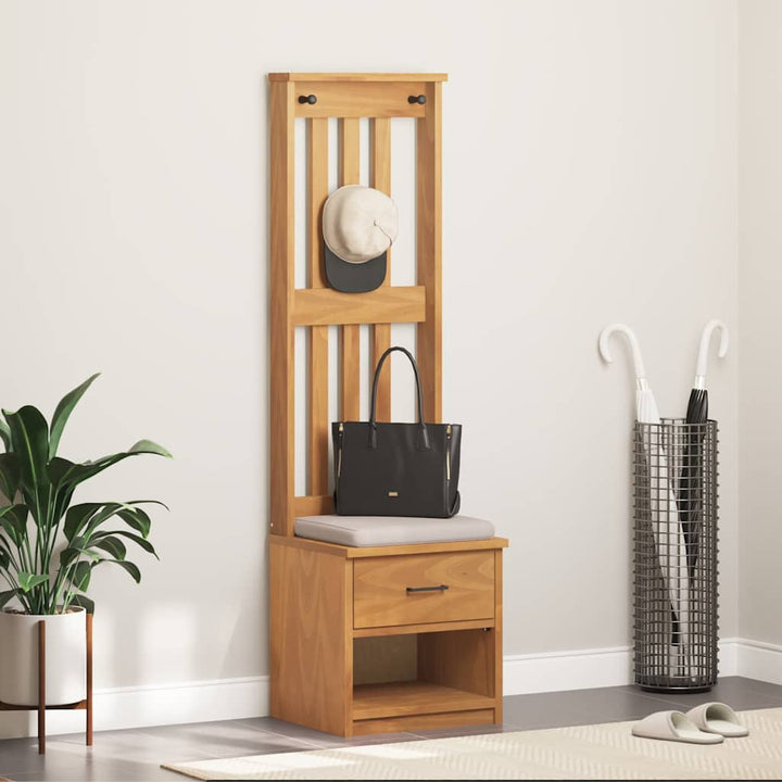 Hall træ SANDNES 45x40x159,5 cm massivt fyrretræ
