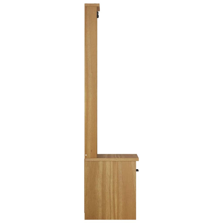 Hall træ SANDNES 45x40x159,5 cm massivt fyrretræ