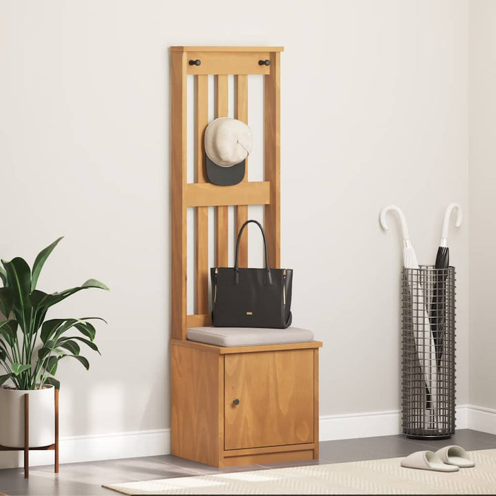 Hall træ SANDNES 45x40x159,5 cm massivt fyrretræ