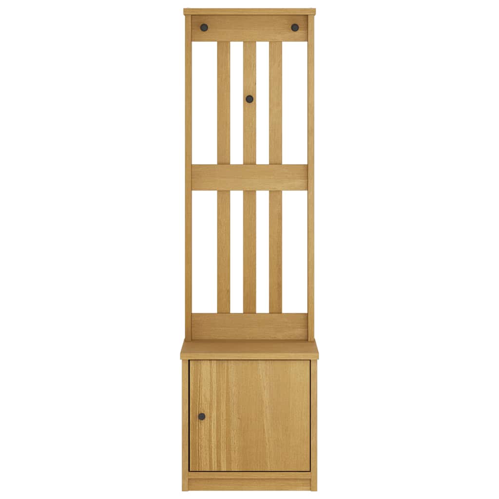 Hall træ SANDNES 45x40x159,5 cm massivt fyrretræ