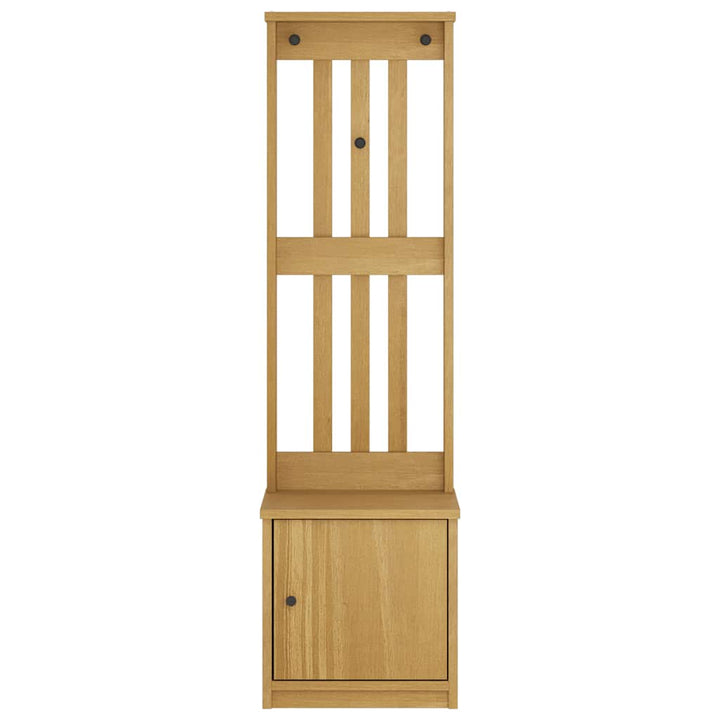 Hall træ SANDNES 45x40x159,5 cm massivt fyrretræ