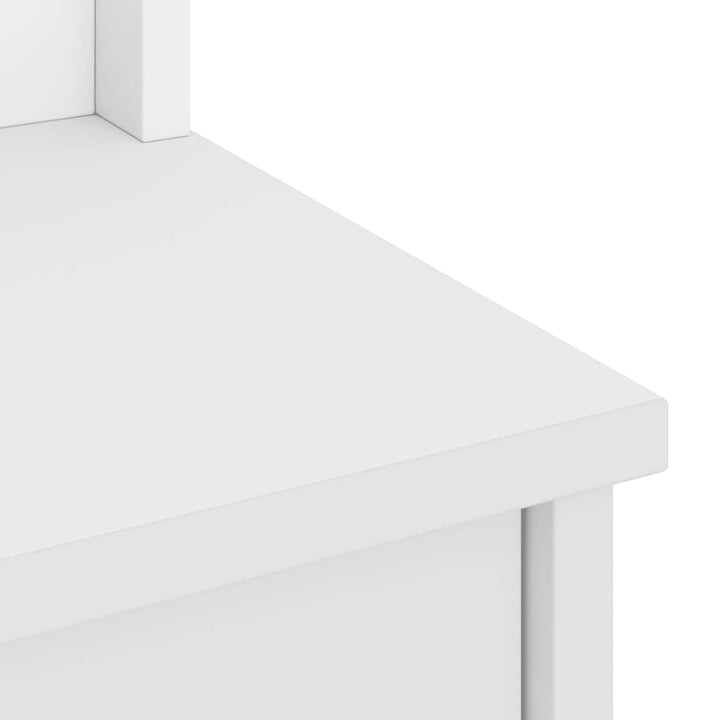 Hall træ SANDNES 45x40x159,5 cm massivt fyrretræ hvid