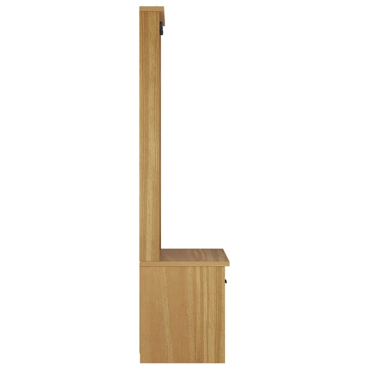 Hall træ SANDNES 87x40x159,5 cm massivt fyrretræ
