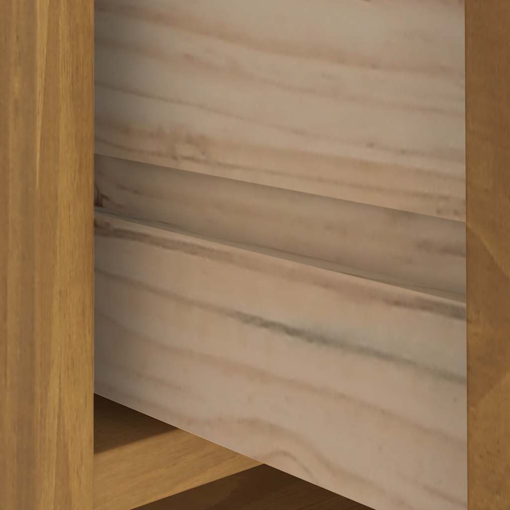Hall træ SANDNES 87x40x159,5 cm massivt fyrretræ