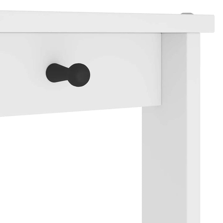Hall træ SANDNES 87x40x159,5 cm massivt fyrretræ hvid