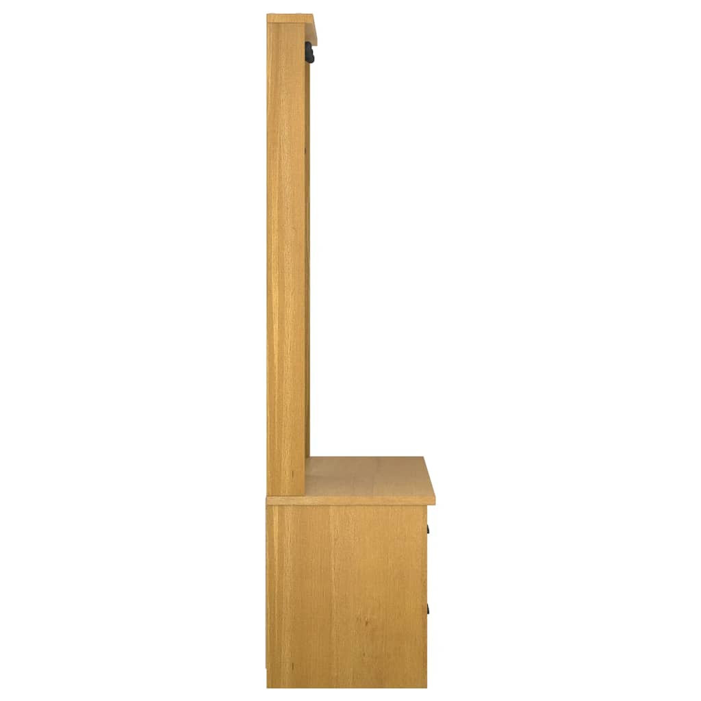 Hall træ SANDNES 87x40x159,5 cm massivt fyrretræ