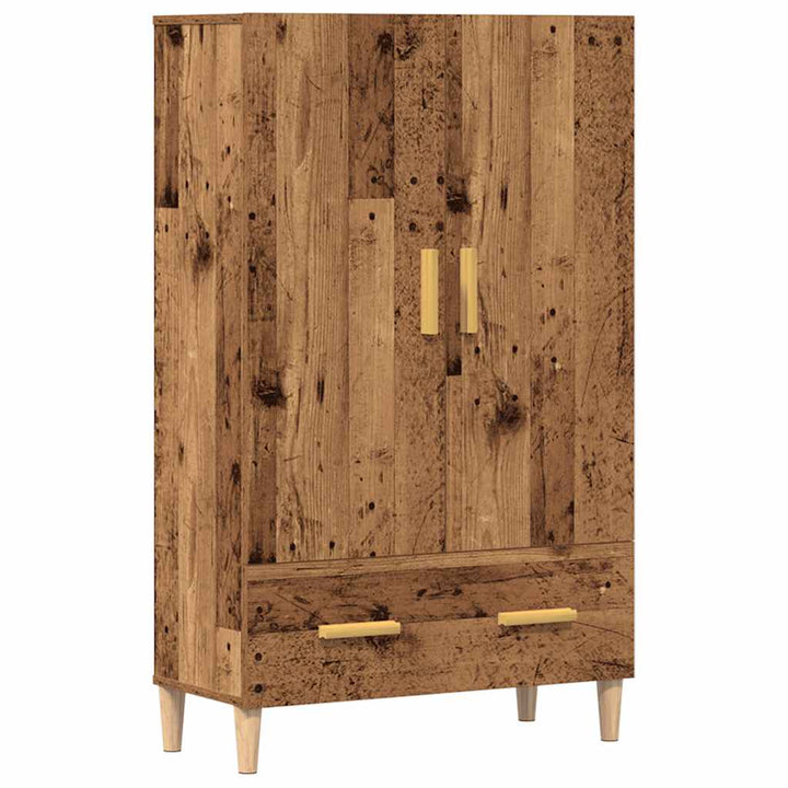 skab 70x31x115 cm konstrueret træ gammelt træ