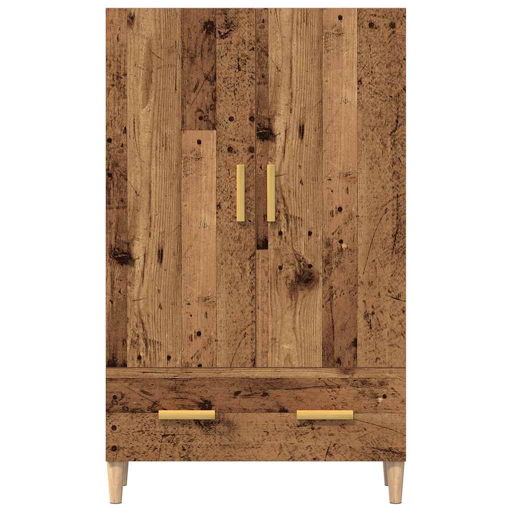 skab 70x31x115 cm konstrueret træ gammelt træ