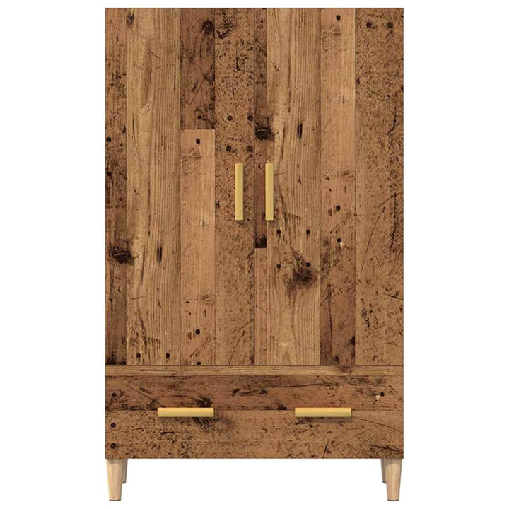 skab 70x31x115 cm konstrueret træ gammelt træ