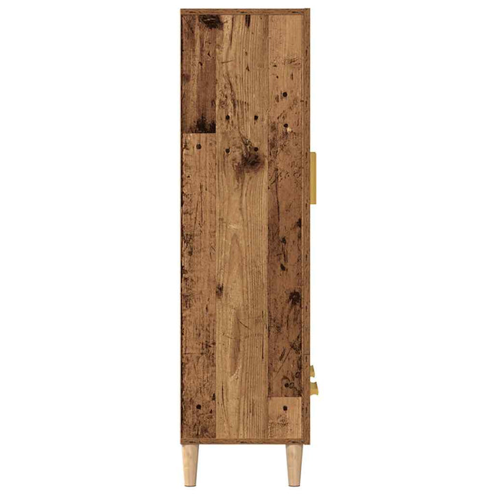 skab 70x31x115 cm konstrueret træ gammelt træ