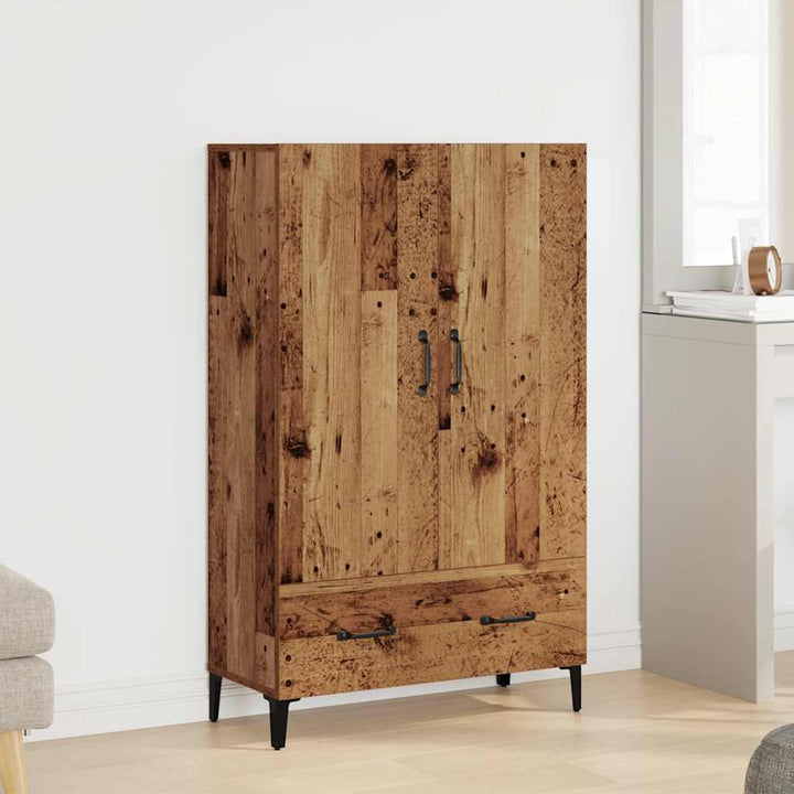 skab 70x31x115 cm konstrueret træ gammelt træ