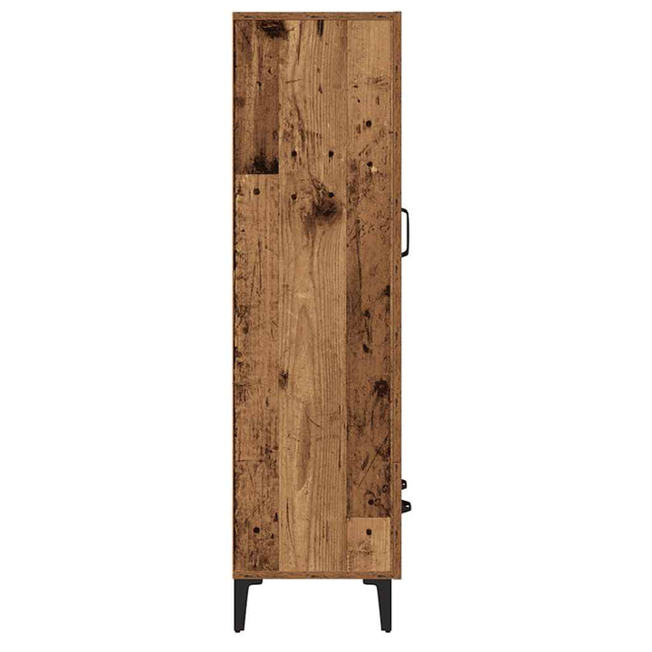 skab 70x31x115 cm konstrueret træ gammelt træ