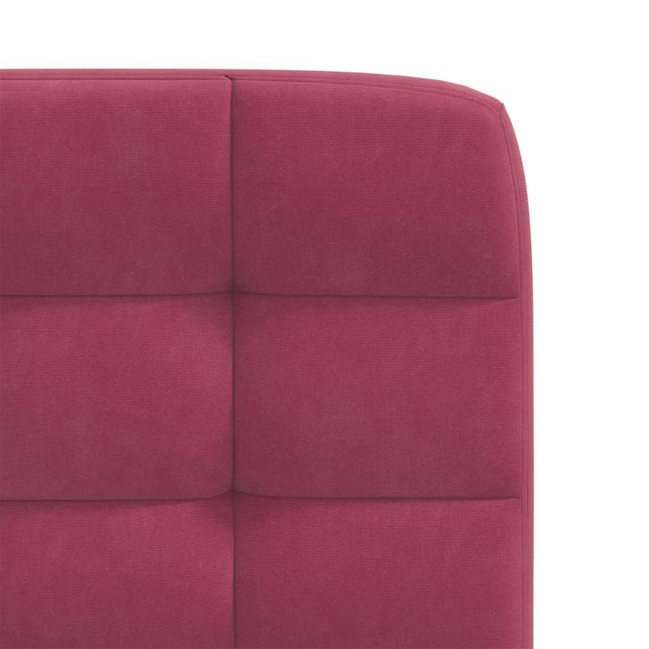 spisebordsstole 4 stk. velour vinrød