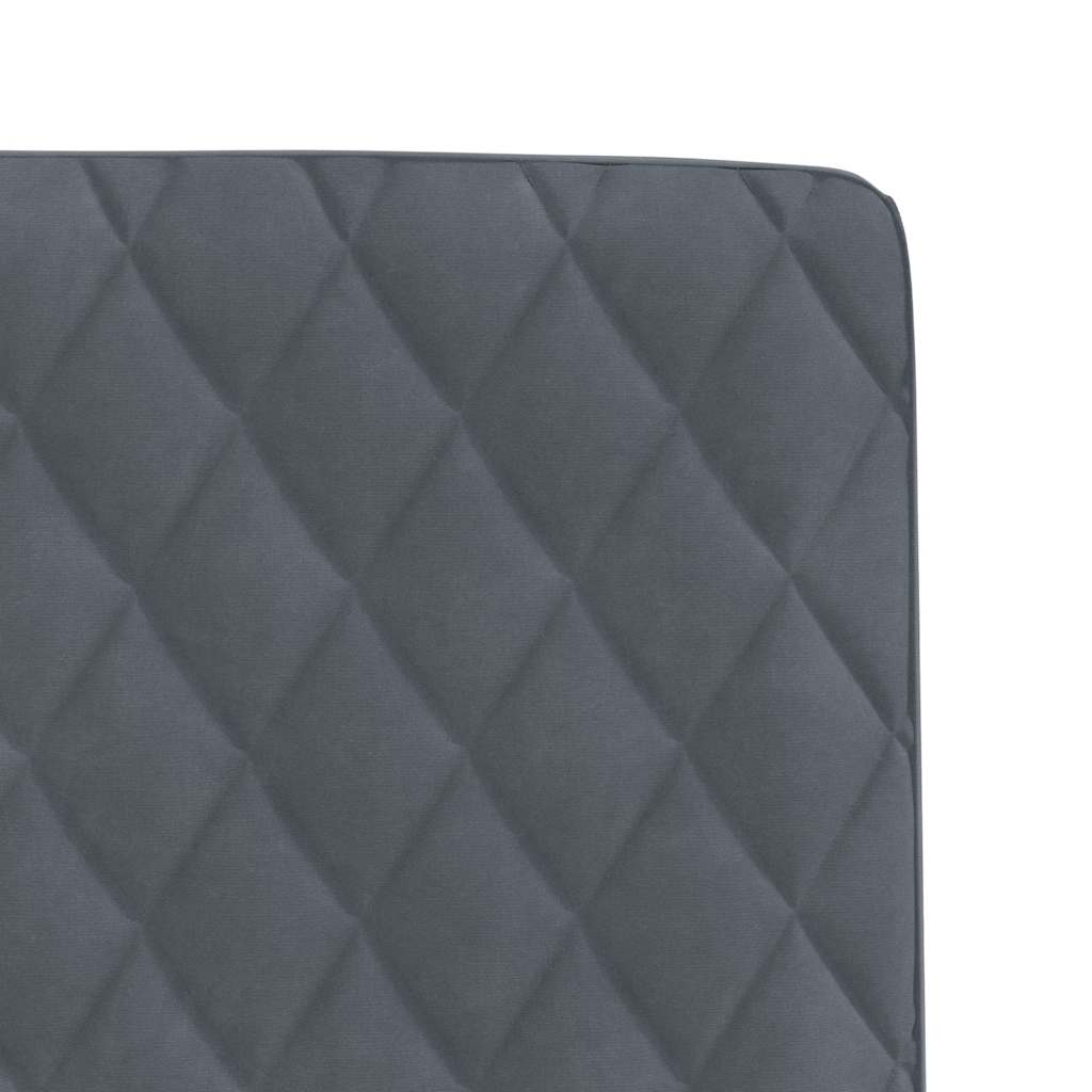spisebordsstole 4 stk. velour mørkegrå
