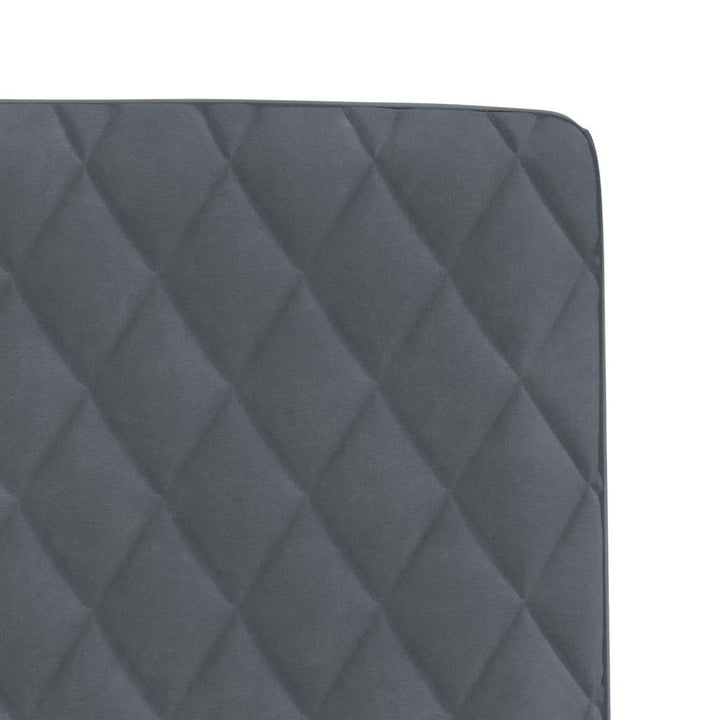 spisebordsstole 4 stk. velour mørkegrå