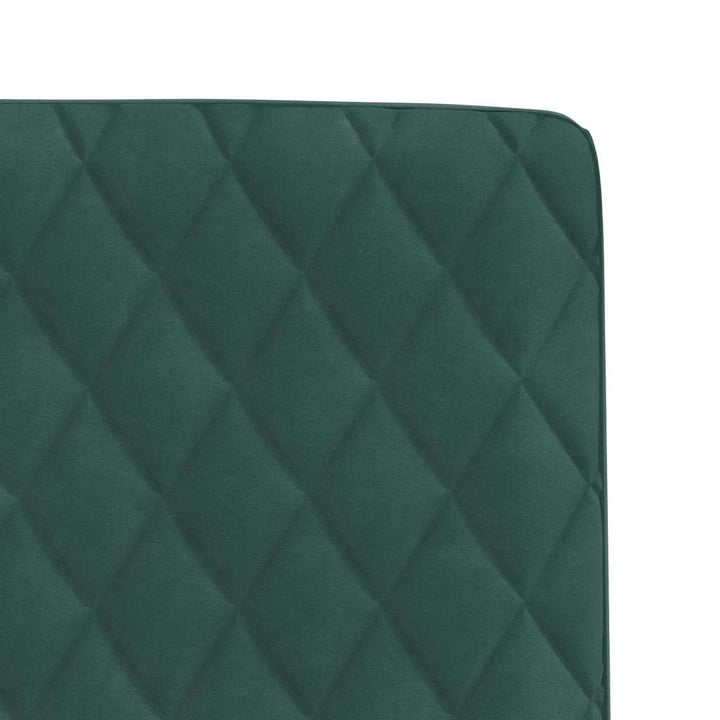 spisebordsstole 4 stk. velour mørkegrøn
