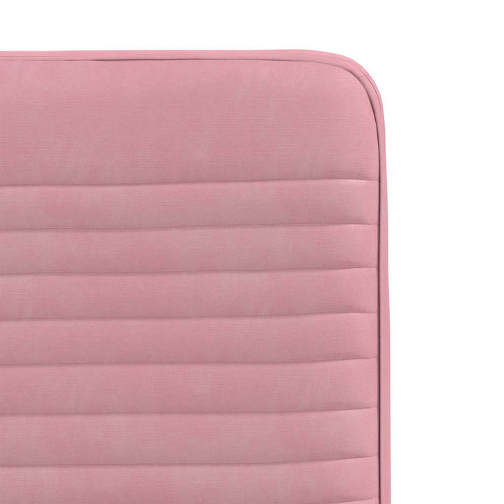 spisebordsstole 4 stk. velour lyserød