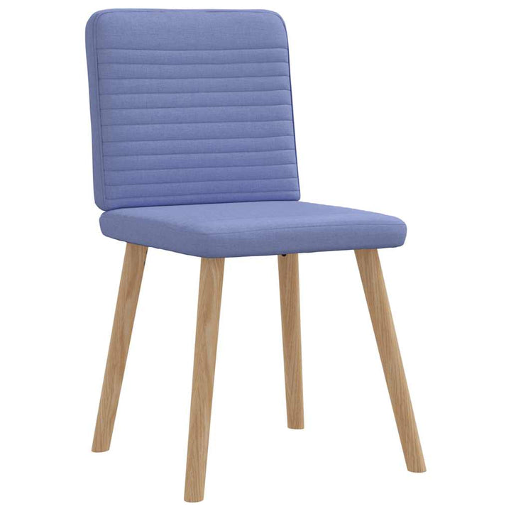 spisebordsstole 4 stk. Jeans blåt stof