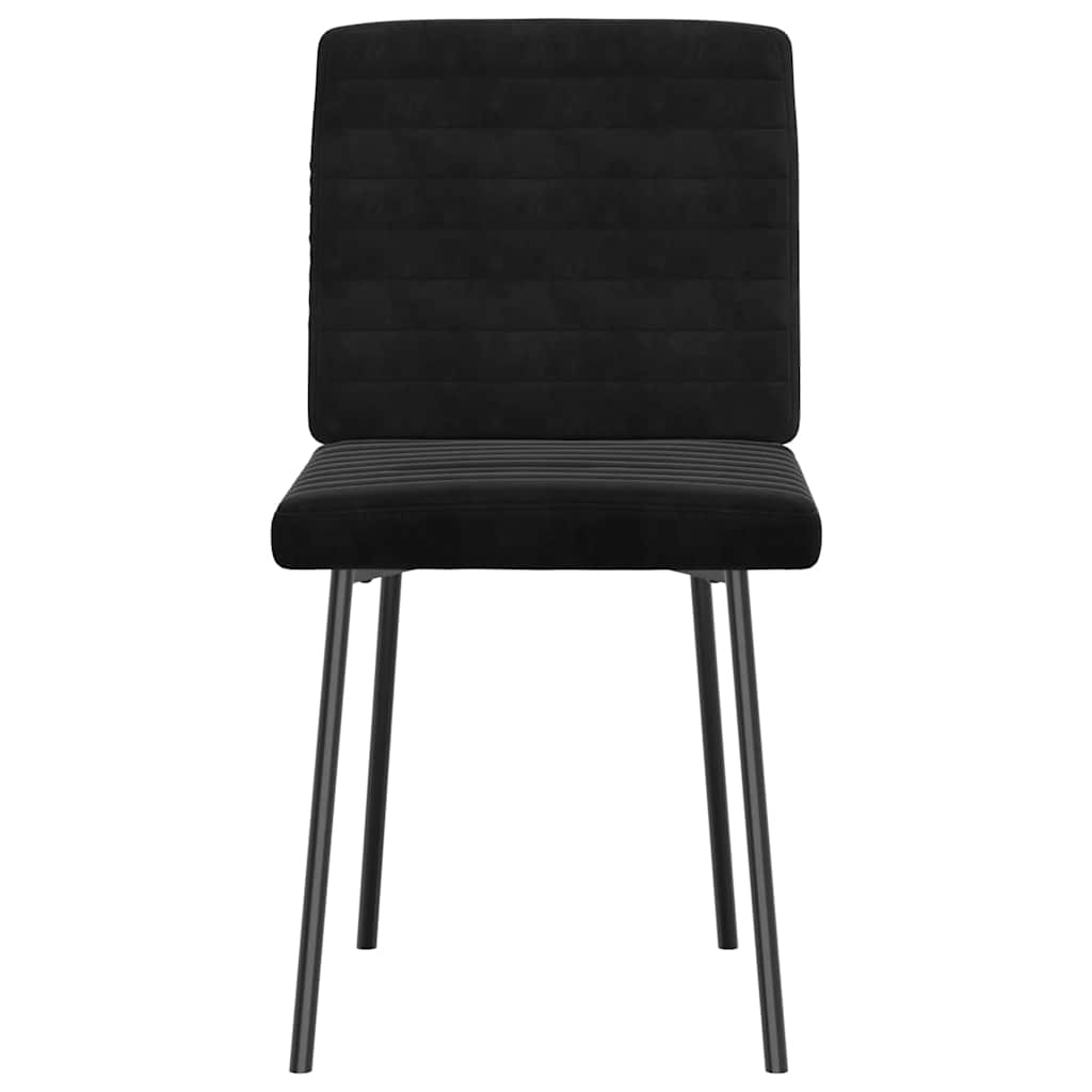 spisebordsstole 4 stk. velour sort